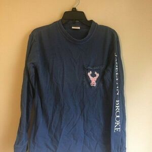 Jadelynn Brooke size small navy T-shirt